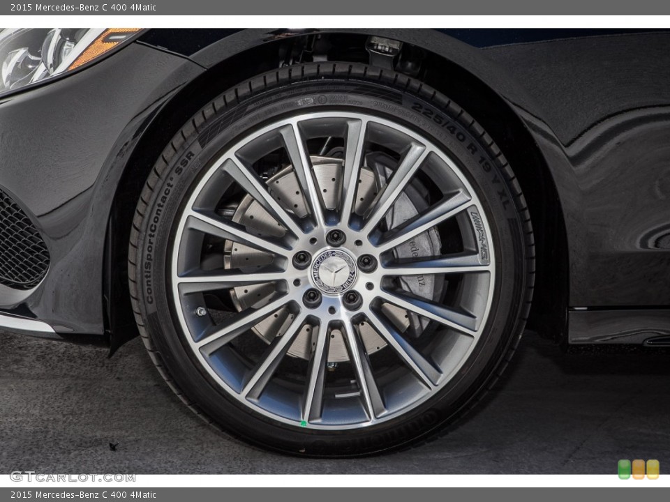 2015 Mercedes-Benz C 400 4Matic Wheel and Tire Photo #99233621