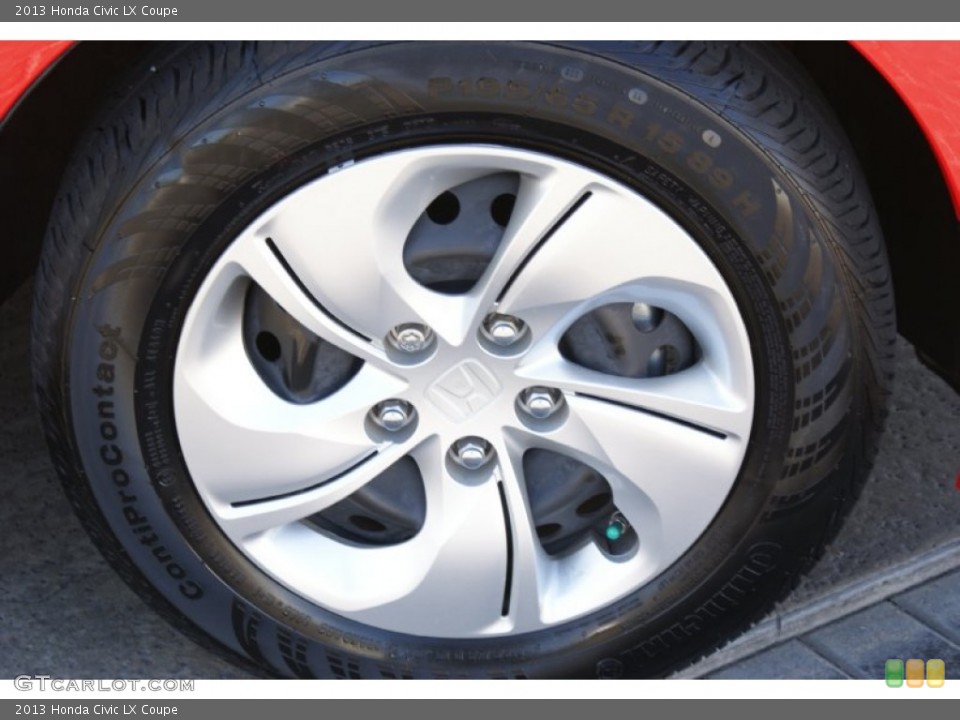 2013 Honda Civic LX Coupe Wheel and Tire Photo #99255769