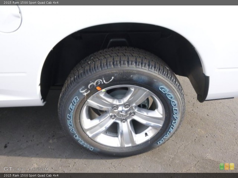 2015 Ram 1500 Sport Quad Cab 4x4 Wheel and Tire Photo #99258766