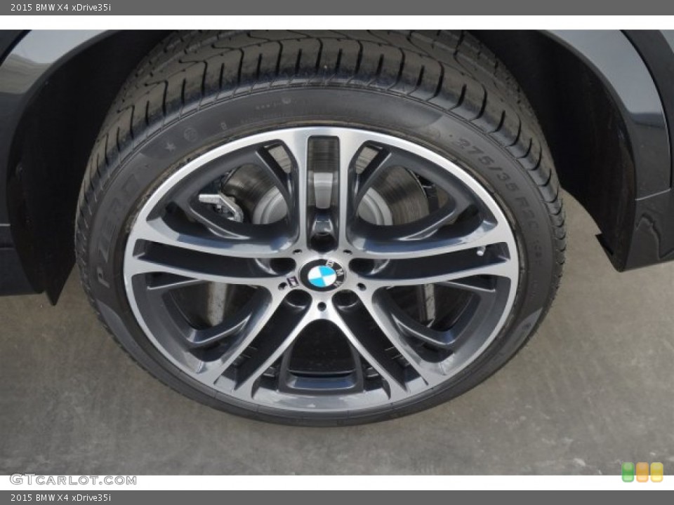 2015 BMW X4 xDrive35i Wheel and Tire Photo #99293722