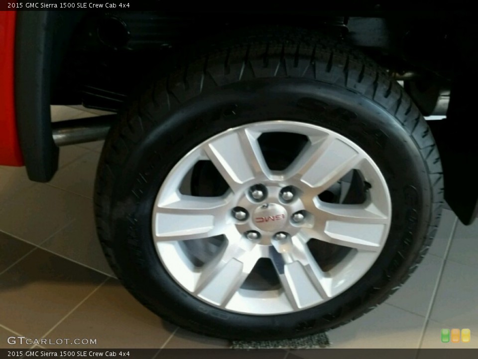 2015 GMC Sierra 1500 SLE Crew Cab 4x4 Wheel and Tire Photo #99320173