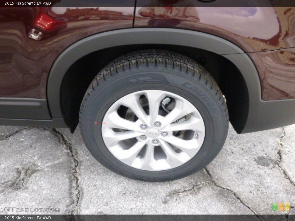 2015 Kia Sorento EX AWD Wheel and Tire Photo #99327735