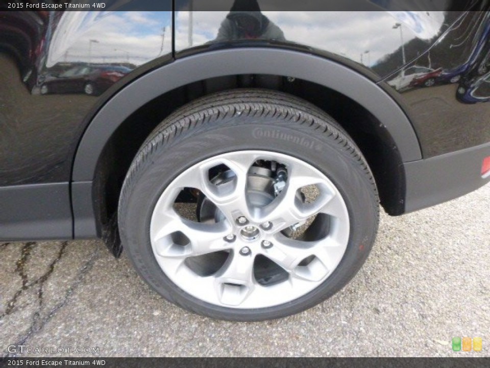 2015 Ford Escape Titanium 4WD Wheel and Tire Photo #99330718