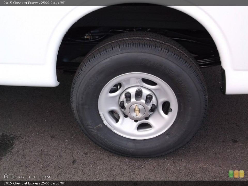 2015 Chevrolet Express 2500 Cargo WT Wheel and Tire Photo #99335899