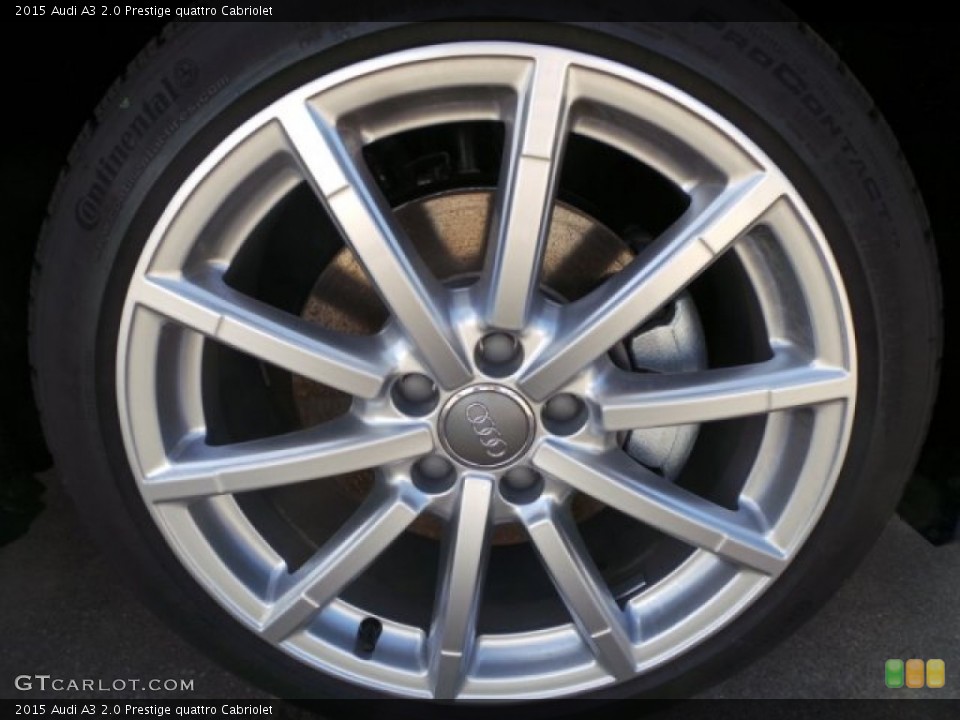 2015 Audi A3 2.0 Prestige quattro Cabriolet Wheel and Tire Photo #99340942