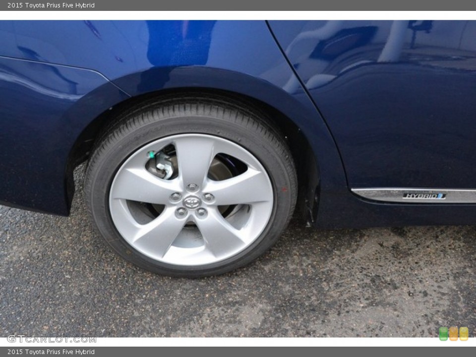 2015 Toyota Prius Five Hybrid Wheel and Tire Photo #99342223