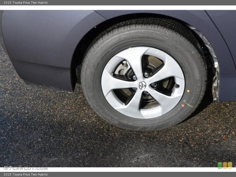 2015 Toyota Prius Two Hybrid Wheel and Tire Photo #99342742