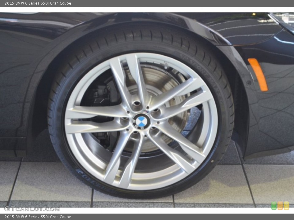 2015 BMW 6 Series 650i Gran Coupe Wheel and Tire Photo #99392690