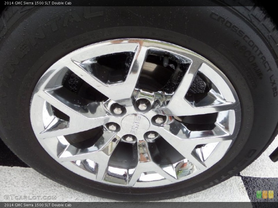 2014 GMC Sierra 1500 SLT Double Cab Wheel and Tire Photo #99399247