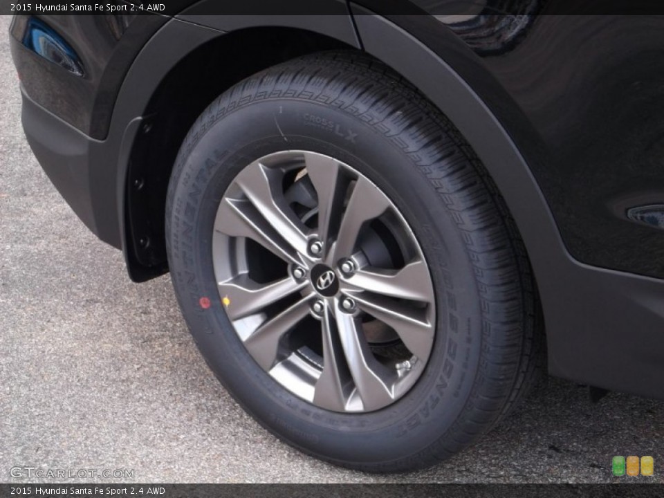 2015 Hyundai Santa Fe Sport 2.4 AWD Wheel and Tire Photo #99401915