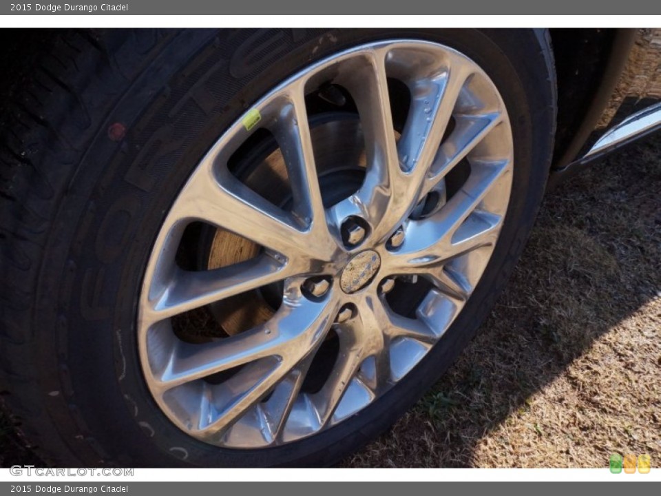 2015 Dodge Durango Citadel Wheel and Tire Photo #99404668