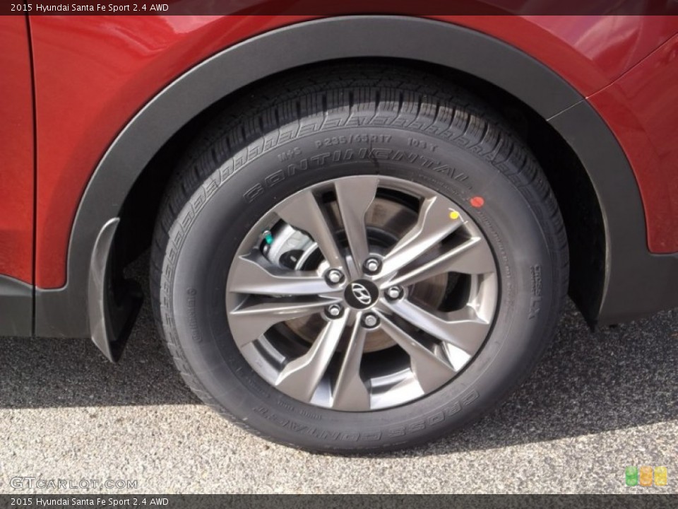 2015 Hyundai Santa Fe Sport 2.4 AWD Wheel and Tire Photo #99405939