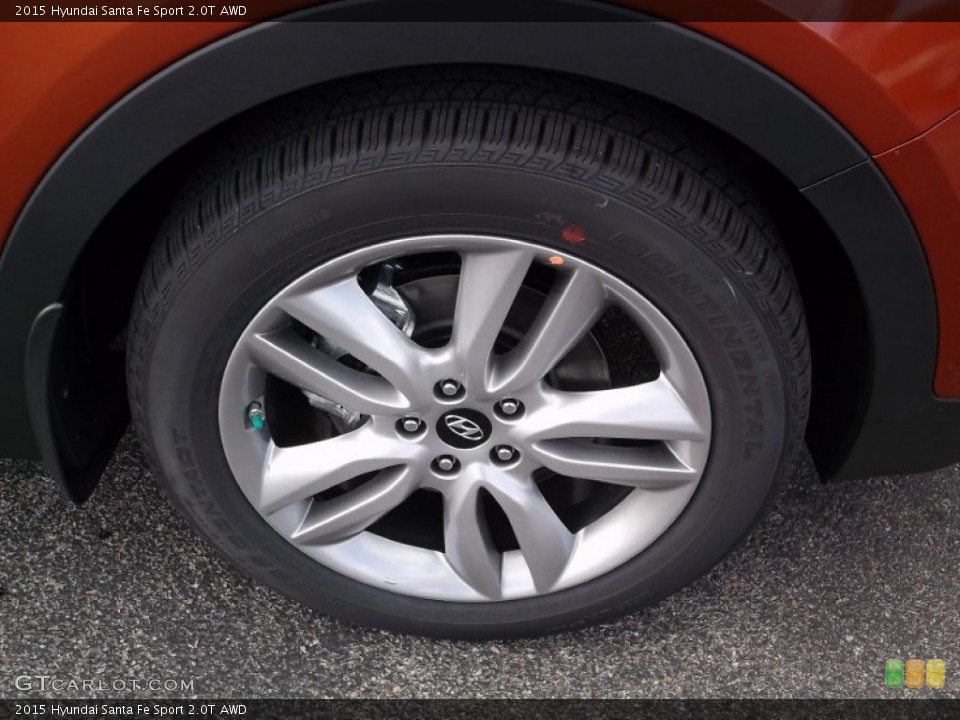 2015 Hyundai Santa Fe Sport 2.0T AWD Wheel and Tire Photo #99406838