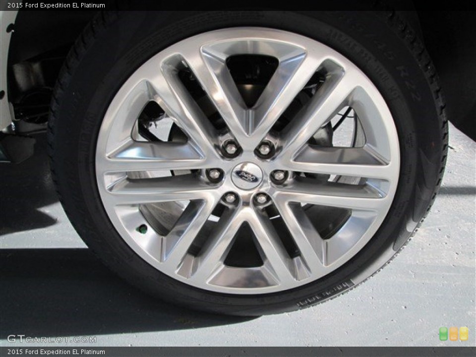 2015 Ford Expedition EL Platinum Wheel and Tire Photo #99437842