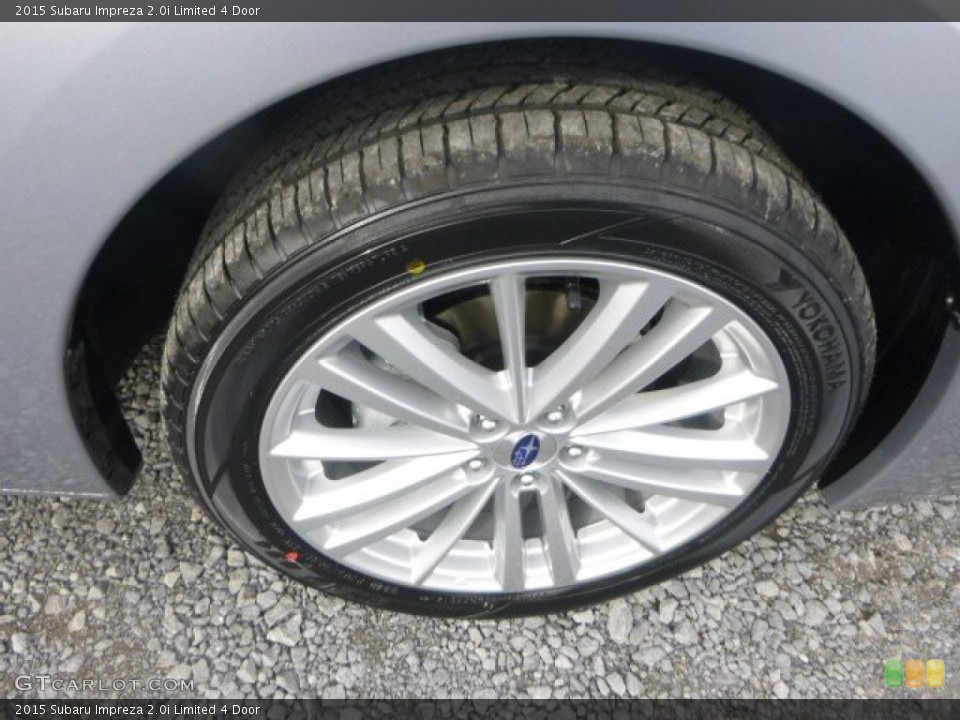 2015 Subaru Impreza 2.0i Limited 4 Door Wheel and Tire Photo #99441136