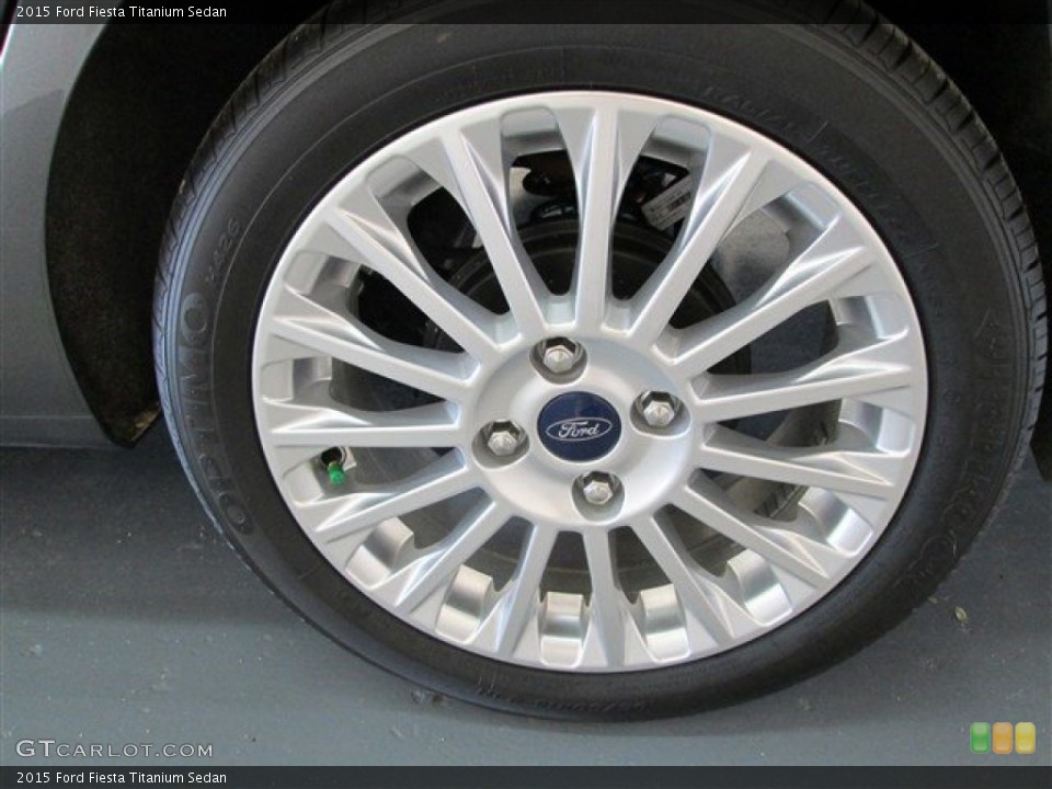 2015 Ford Fiesta Titanium Sedan Wheel and Tire Photo #99465196