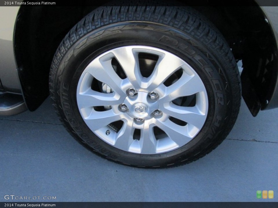 2014 Toyota Sequoia Platinum Wheel and Tire Photo #99474136