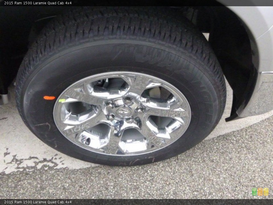 2015 Ram 1500 Laramie Quad Cab 4x4 Wheel and Tire Photo #99474999