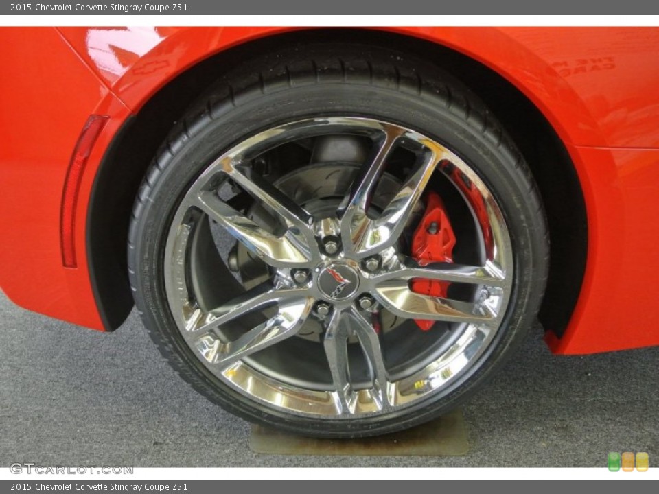 2015 Chevrolet Corvette Stingray Coupe Z51 Wheel and Tire Photo #99476020