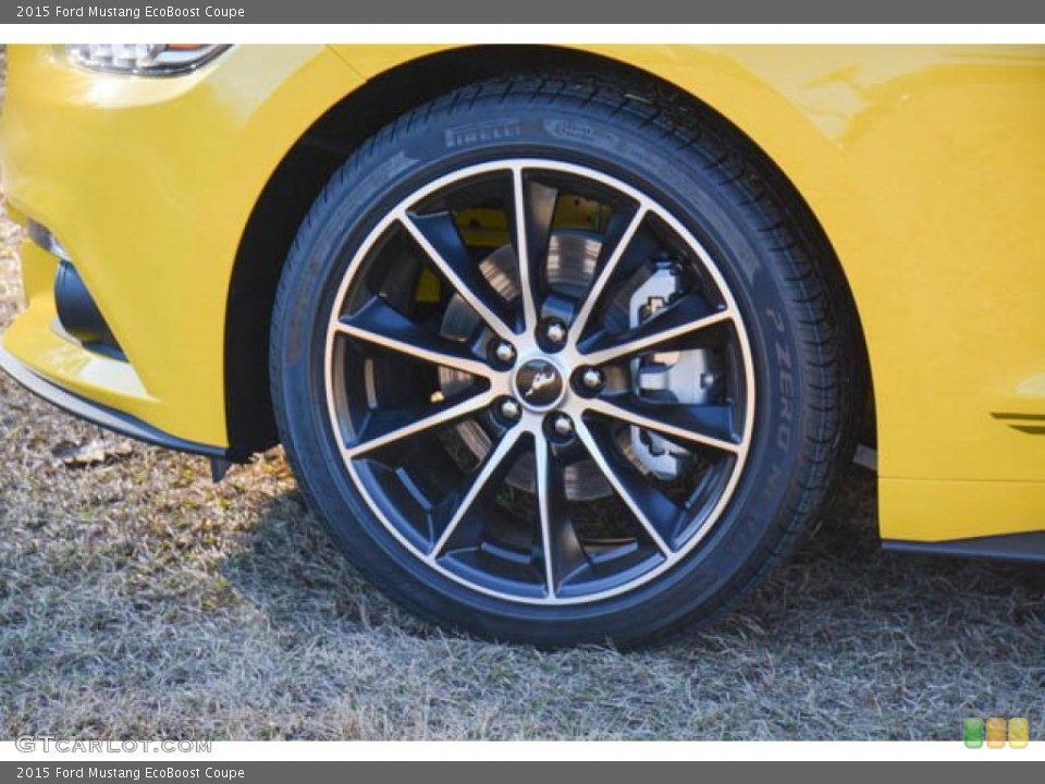 2015 Ford Mustang EcoBoost Coupe Wheel and Tire Photo #99501077