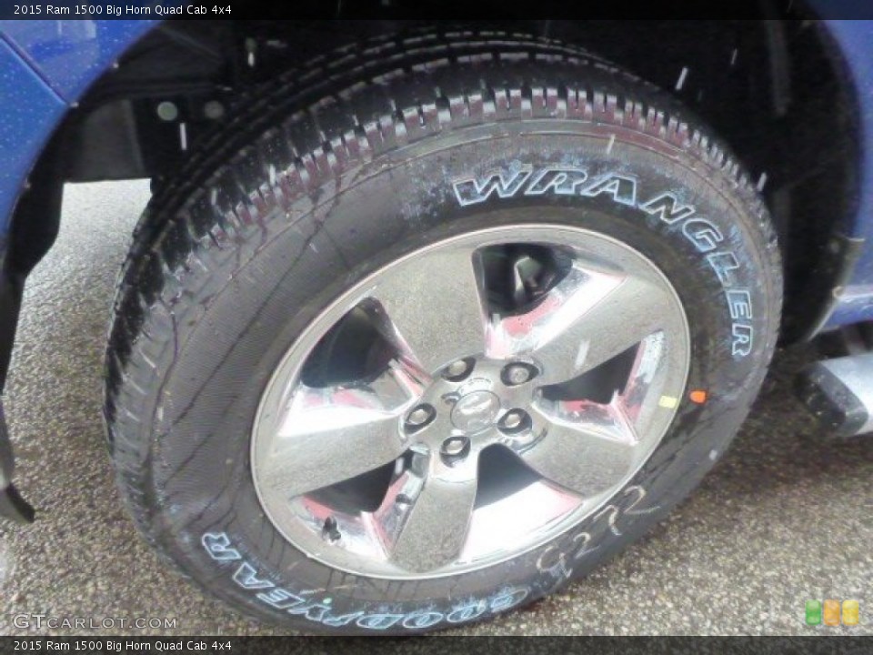 2015 Ram 1500 Big Horn Quad Cab 4x4 Wheel and Tire Photo #99501082
