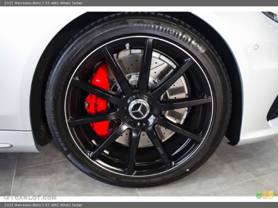 2015 Mercedes-Benz S 63 AMG 4Matic Sedan Wheel and Tire Photo #99505057