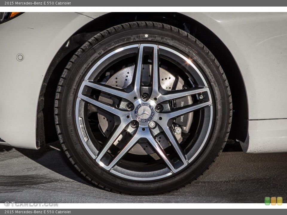 2015 Mercedes-Benz E 550 Cabriolet Wheel and Tire Photo #99508789