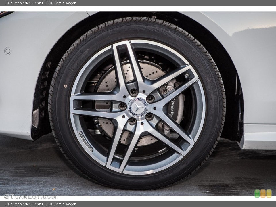 2015 Mercedes-Benz E 350 4Matic Wagon Wheel and Tire Photo #99510250