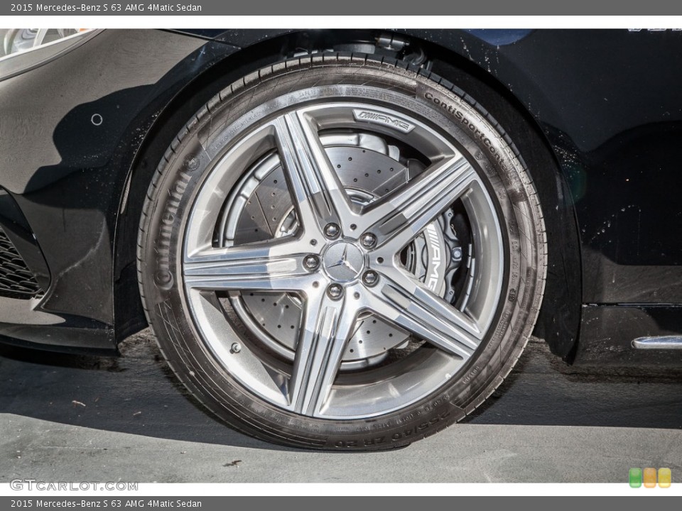 2015 Mercedes-Benz S 63 AMG 4Matic Sedan Wheel and Tire Photo #99521731