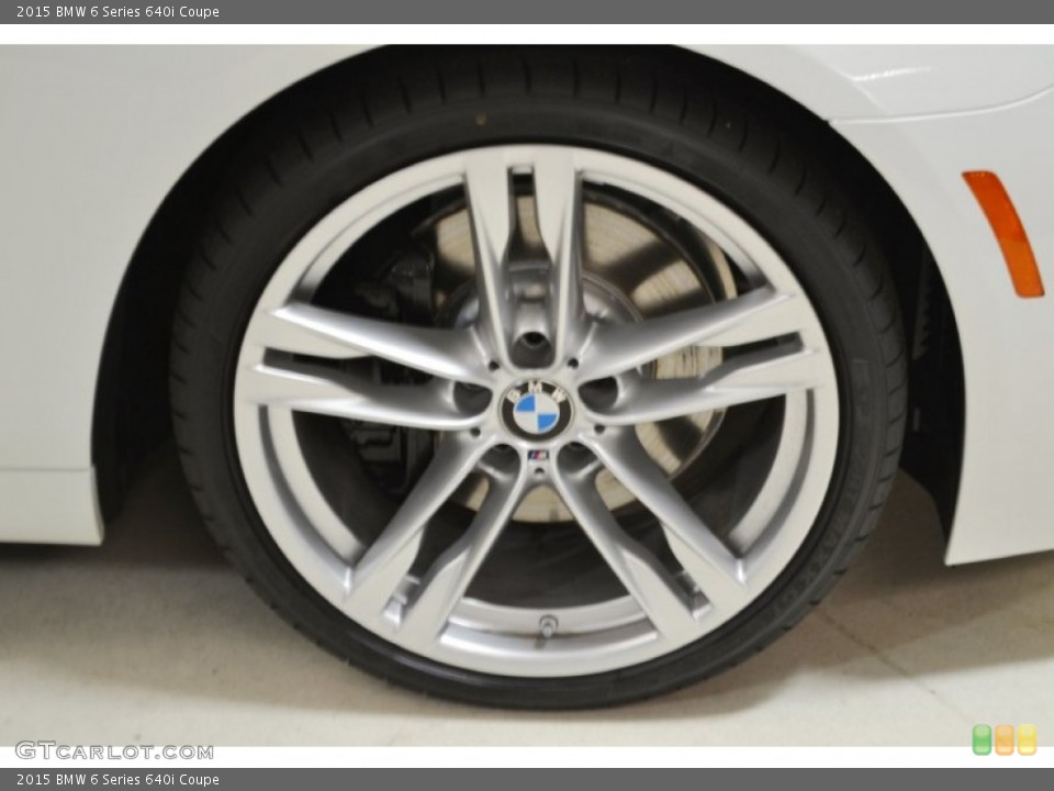 2015 BMW 6 Series 640i Coupe Wheel and Tire Photo #99522709