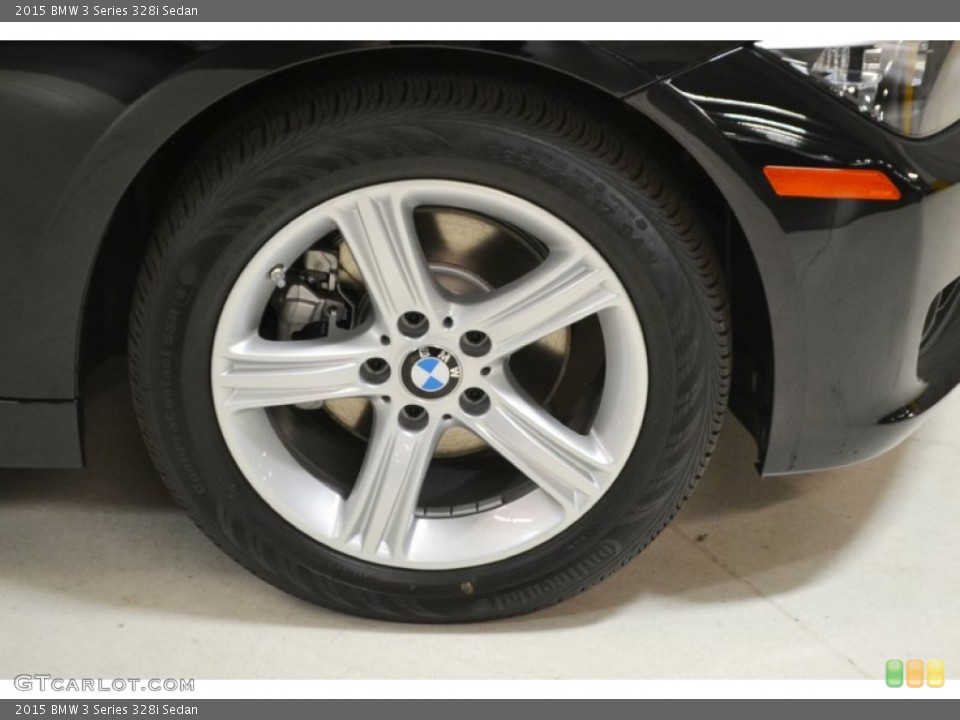 2015 BMW 3 Series 328i Sedan Wheel and Tire Photo #99529864