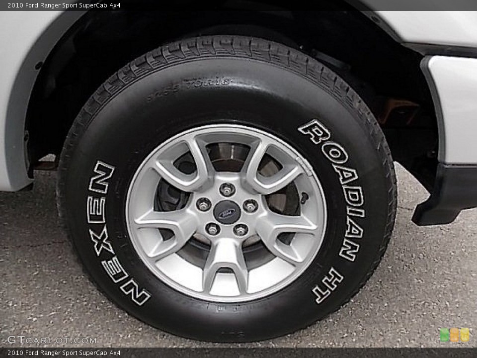 2010 Ford Ranger Sport SuperCab 4x4 Wheel and Tire Photo #99557341