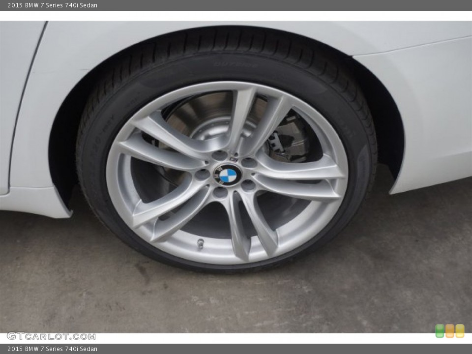 2015 BMW 7 Series 740i Sedan Wheel and Tire Photo #99587464