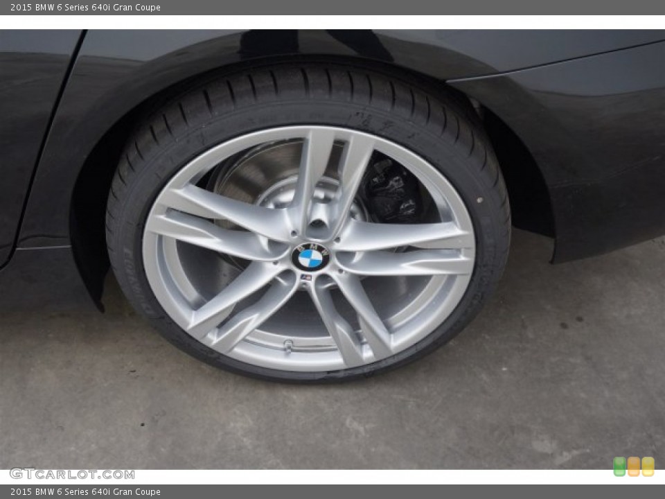 2015 BMW 6 Series 640i Gran Coupe Wheel and Tire Photo #99587881