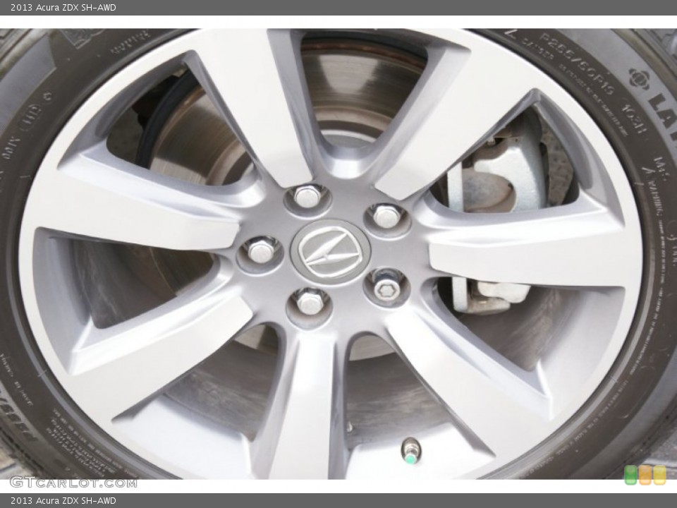 2013 Acura ZDX SH-AWD Wheel and Tire Photo #99591340
