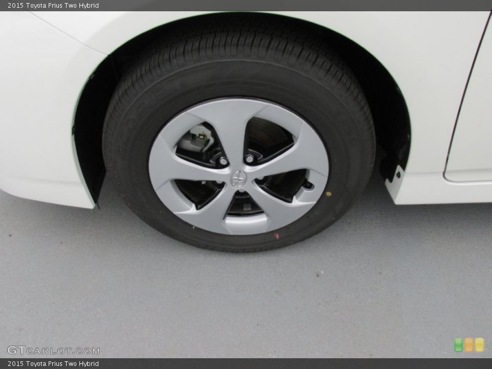 2015 Toyota Prius Two Hybrid Wheel and Tire Photo #99593398