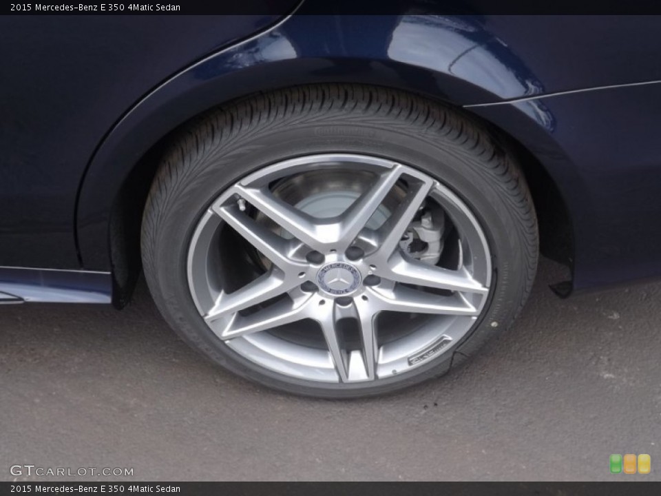 2015 Mercedes-Benz E 350 4Matic Sedan Wheel and Tire Photo #99594154