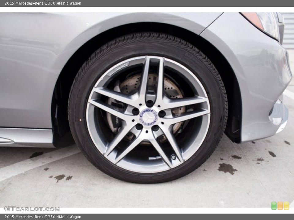 2015 Mercedes-Benz E 350 4Matic Wagon Wheel and Tire Photo #99601665