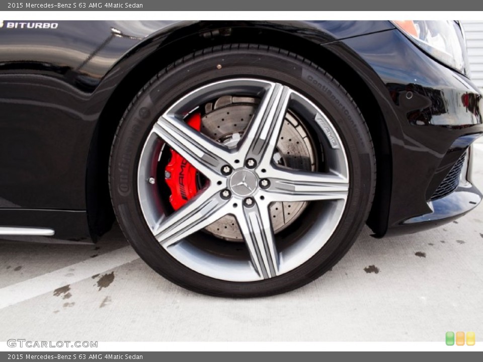 2015 Mercedes-Benz S 63 AMG 4Matic Sedan Wheel and Tire Photo #99602019
