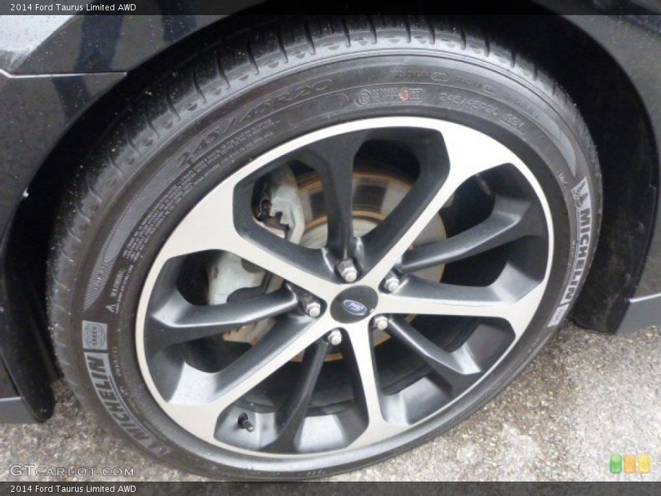 2014 Ford Taurus Limited AWD Wheel and Tire Photo #99606210