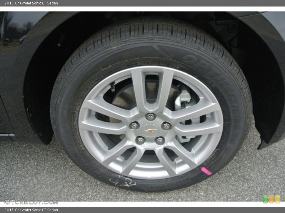 2015 Chevrolet Sonic LT Sedan Wheel and Tire Photo #99615569