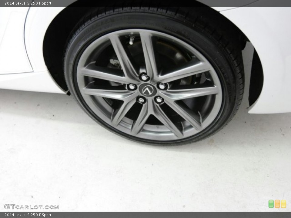 2014 Lexus IS 250 F Sport Wheel and Tire Photo #99619206