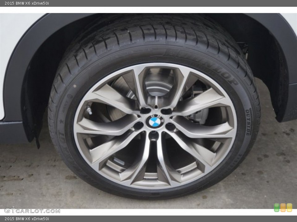 2015 BMW X6 xDrive50i Wheel and Tire Photo #99634126