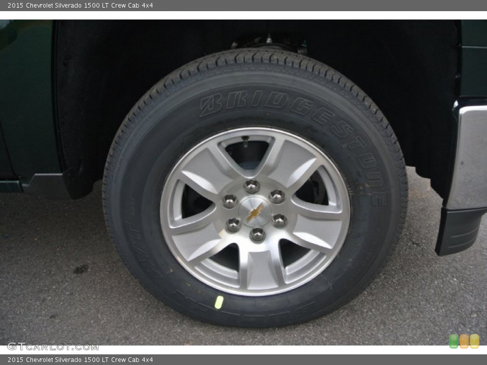 2015 Chevrolet Silverado 1500 LT Crew Cab 4x4 Wheel and Tire Photo #99650563