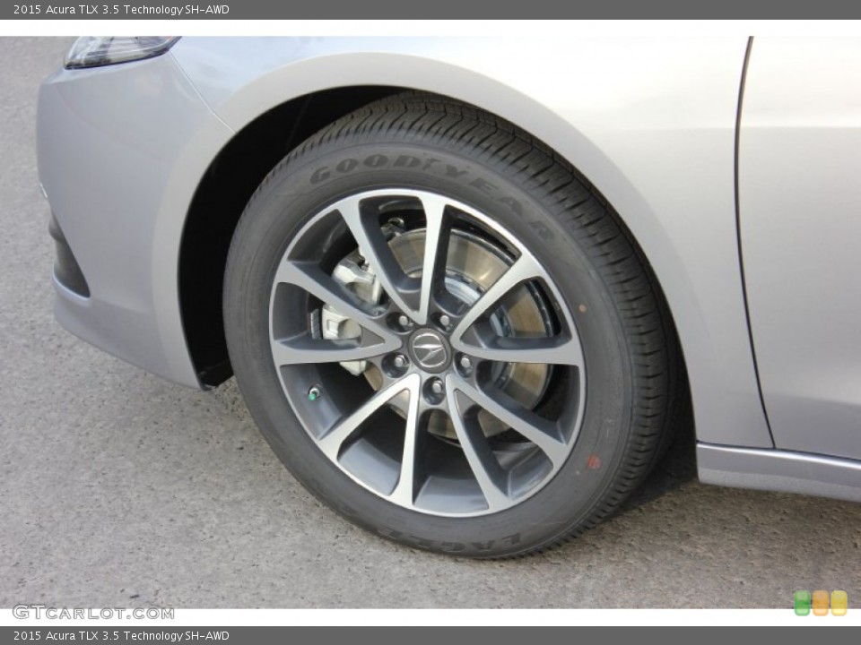 2015 Acura TLX 3.5 Technology SH-AWD Wheel and Tire Photo #99659602