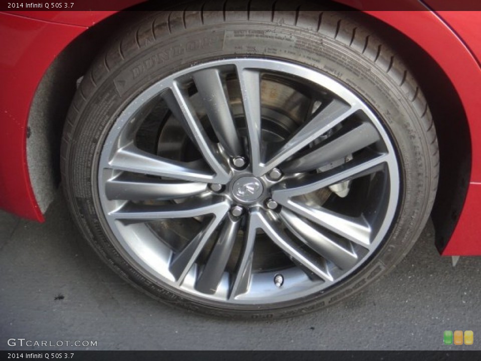 2014 Infiniti Q 50S 3.7 Wheel and Tire Photo #99692210