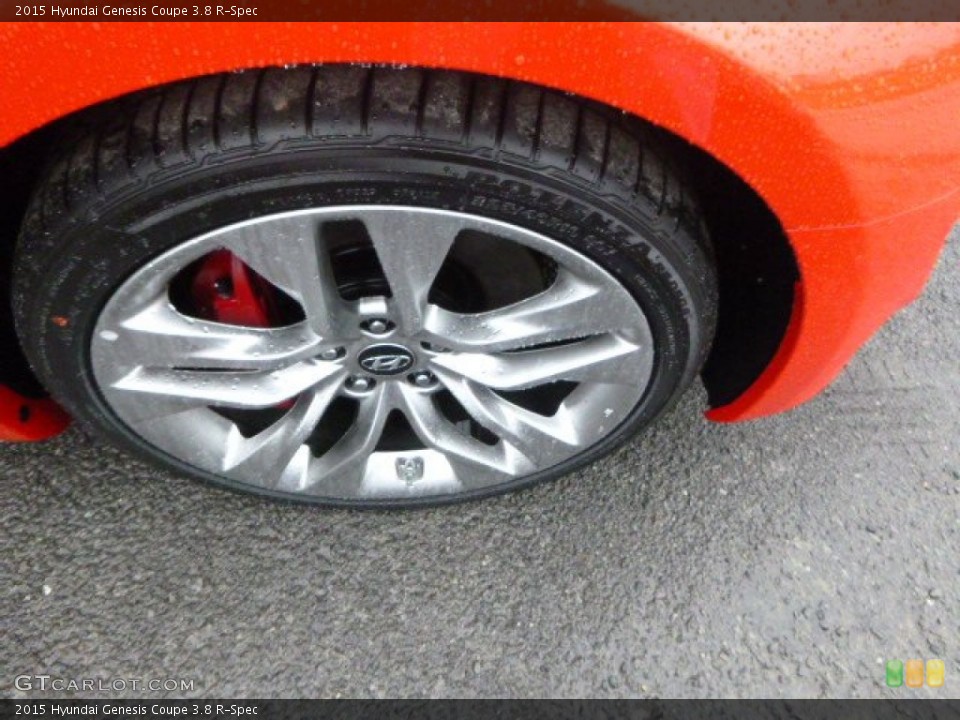 2015 Hyundai Genesis Coupe 3.8 R-Spec Wheel and Tire Photo #99698618