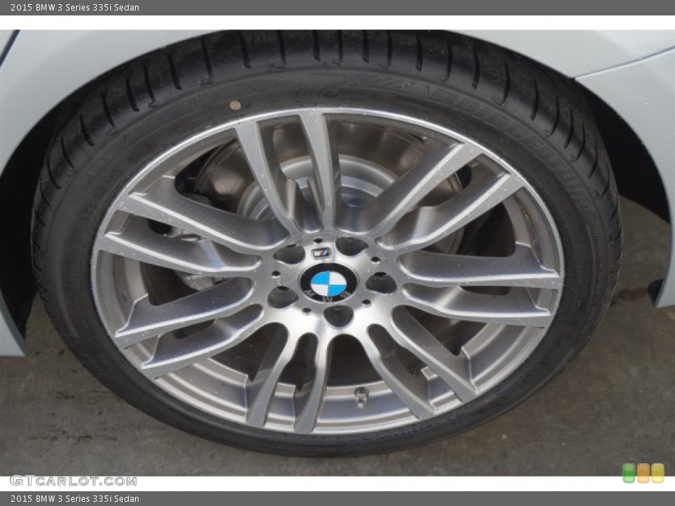 2015 BMW 3 Series 335i Sedan Wheel and Tire Photo #99710585