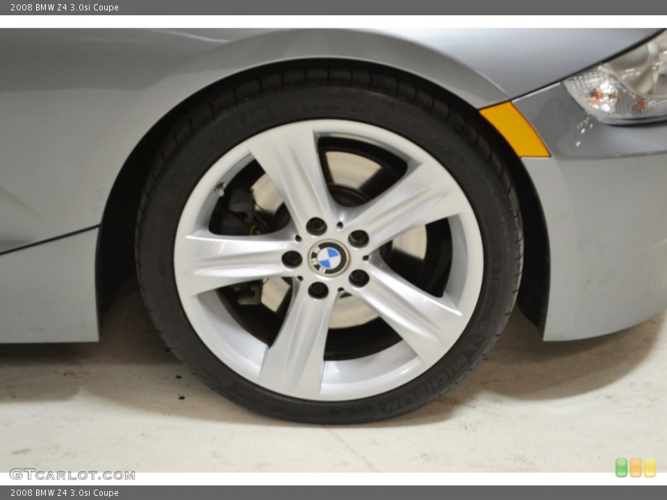 2008 BMW Z4 3.0si Coupe Wheel and Tire Photo #99722623