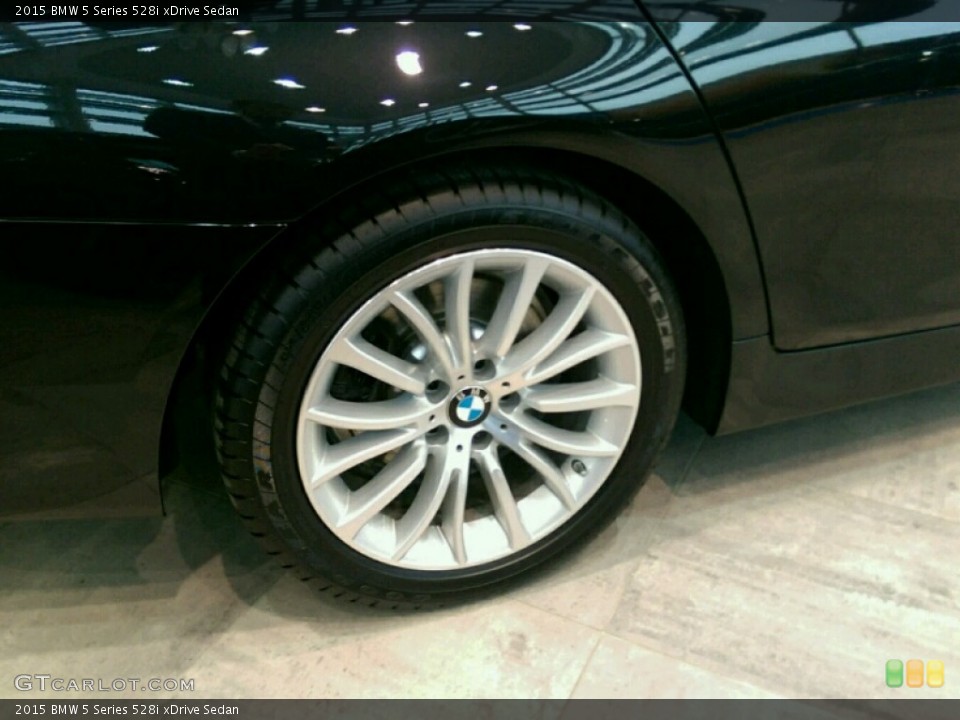 2015 BMW 5 Series 528i xDrive Sedan Wheel and Tire Photo #99728056